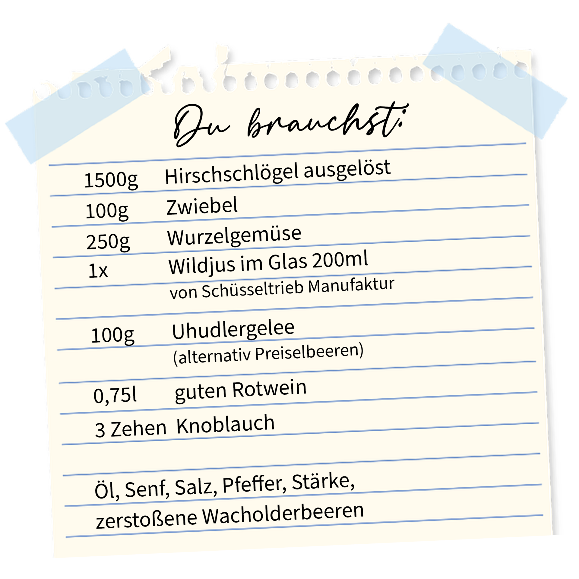 Du brauchst: