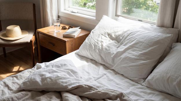 Gemütliches Bett