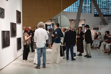 Landesgalerie Eroeffnung Eva Schlegel