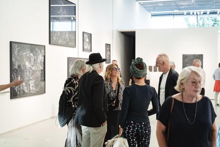Landesgalerie Eroeffnung Eva Schlegel