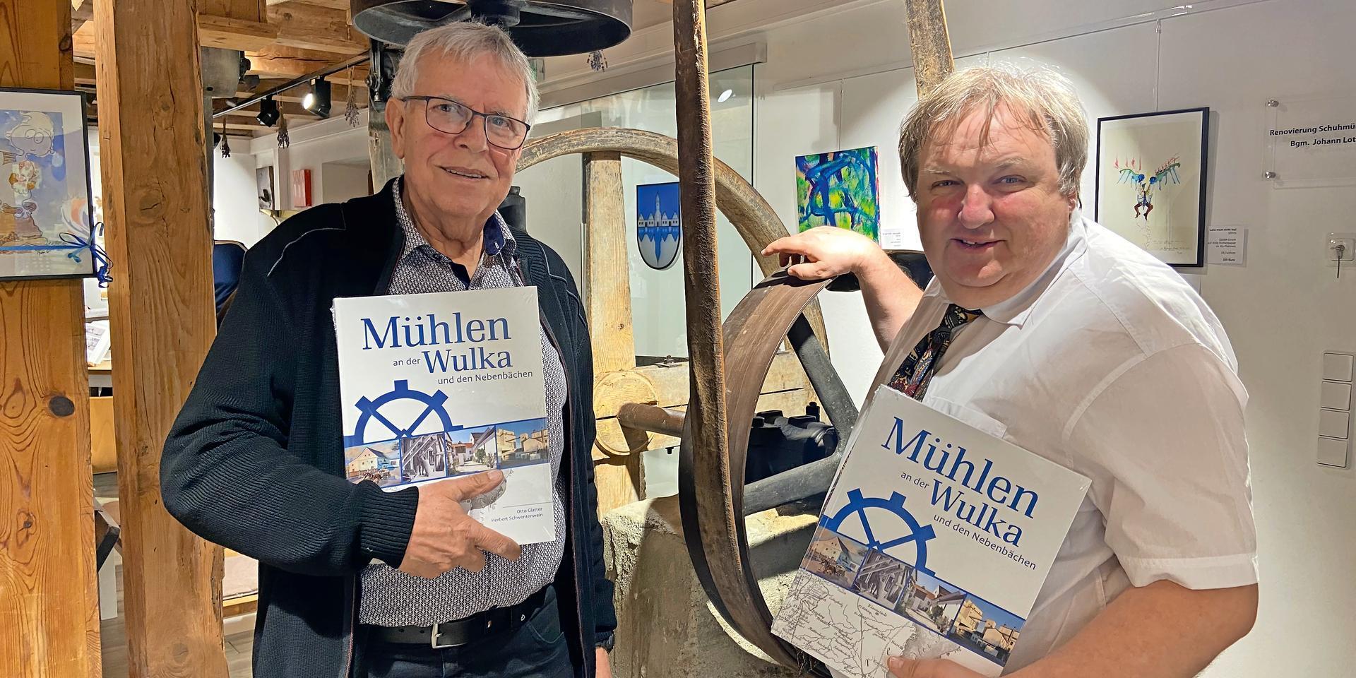 Die Buchautoren Otto Glatter und Herbert Schwentenwein