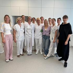 Gruppenfoto Team der Geburtenstation