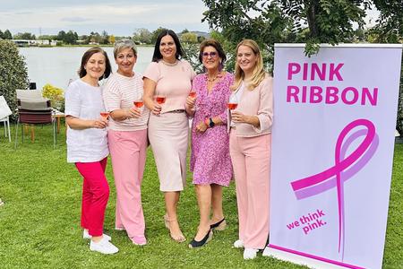 Pink Ribbon Ottr