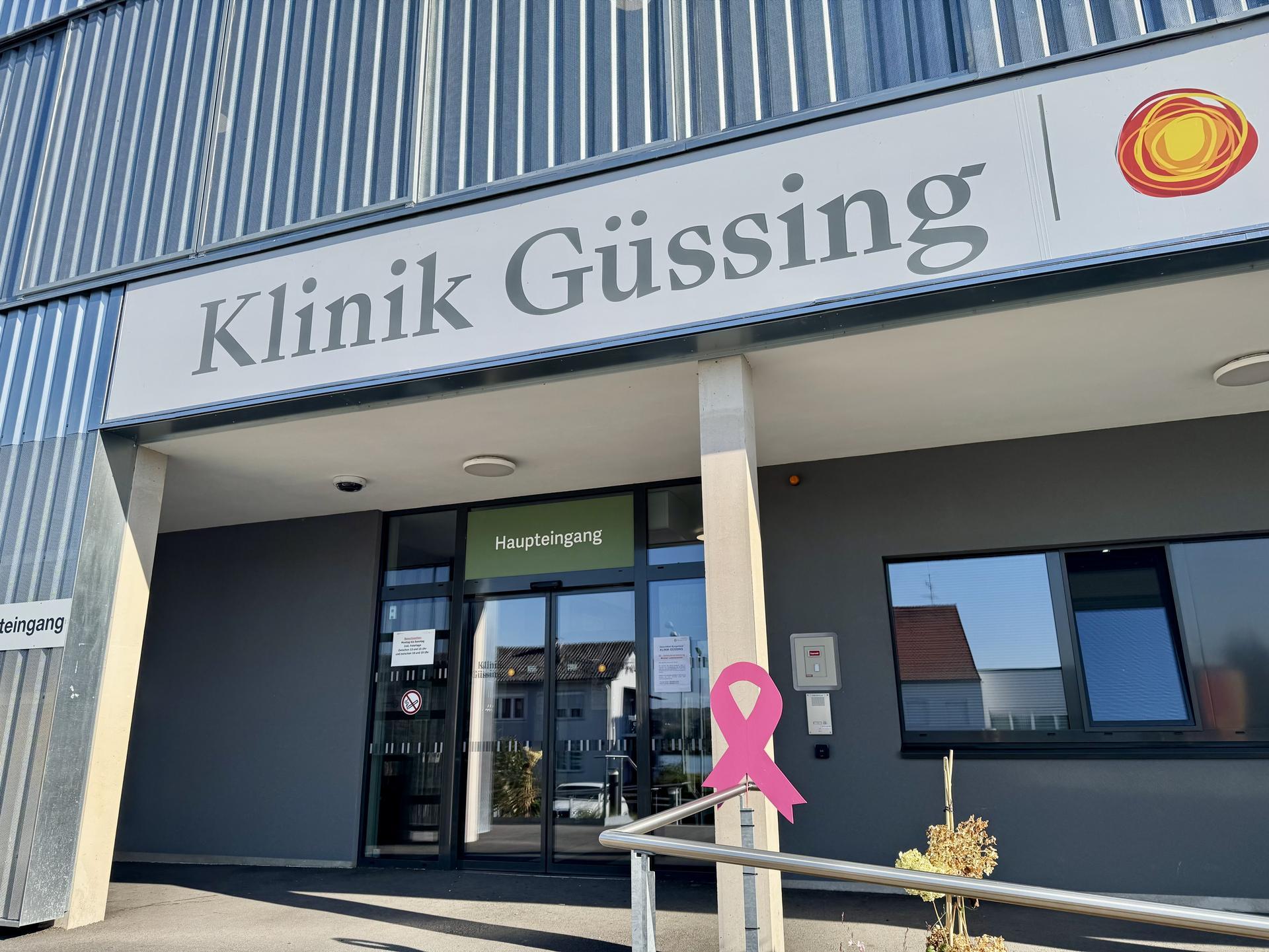 Brustgesundheitszentrum in der Klinik Güssing, Außenansicht des Gebäudes