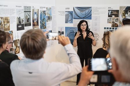 Landesgalerie Eroeffnung Eva Schlegel