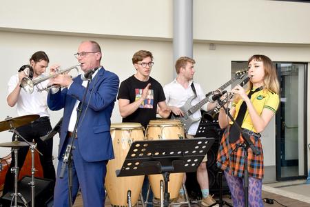 Sommerfest und Abschied von Geschaeftsfuehrer Franz Steindl an der JHP
