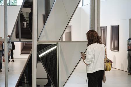 Landesgalerie Eroeffnung Eva Schlegel
