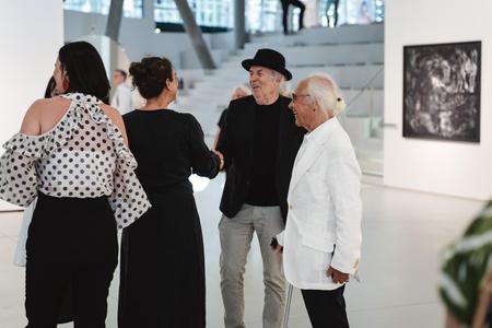 Landesgalerie Eroeffnung Eva Schlegel