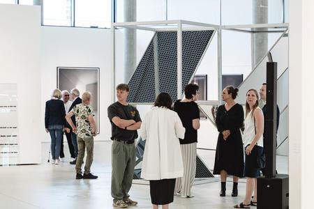 Landesgalerie Eroeffnung Eva Schlegel