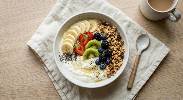 Müsli-Bowl mit Ballaststoffen