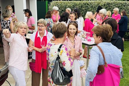 Pink Ribbon Ottr