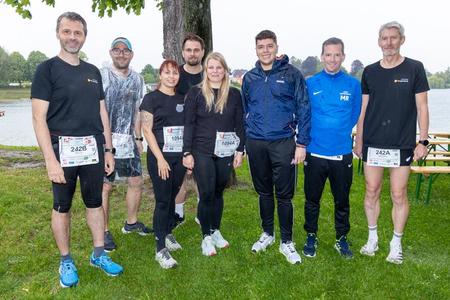 Stark im Bauen – und im Laufen: Das Team der Landesimmobilien Burgenland in Bewegung!