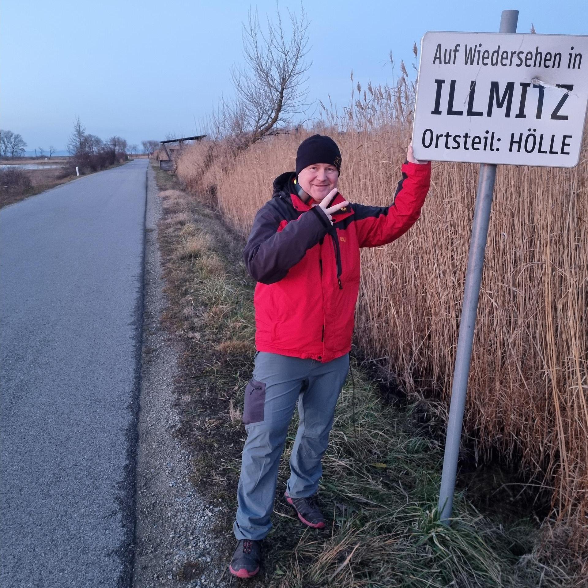 Im Winter verzichtet Siegfried auf Thermokleidung und Rucksack.