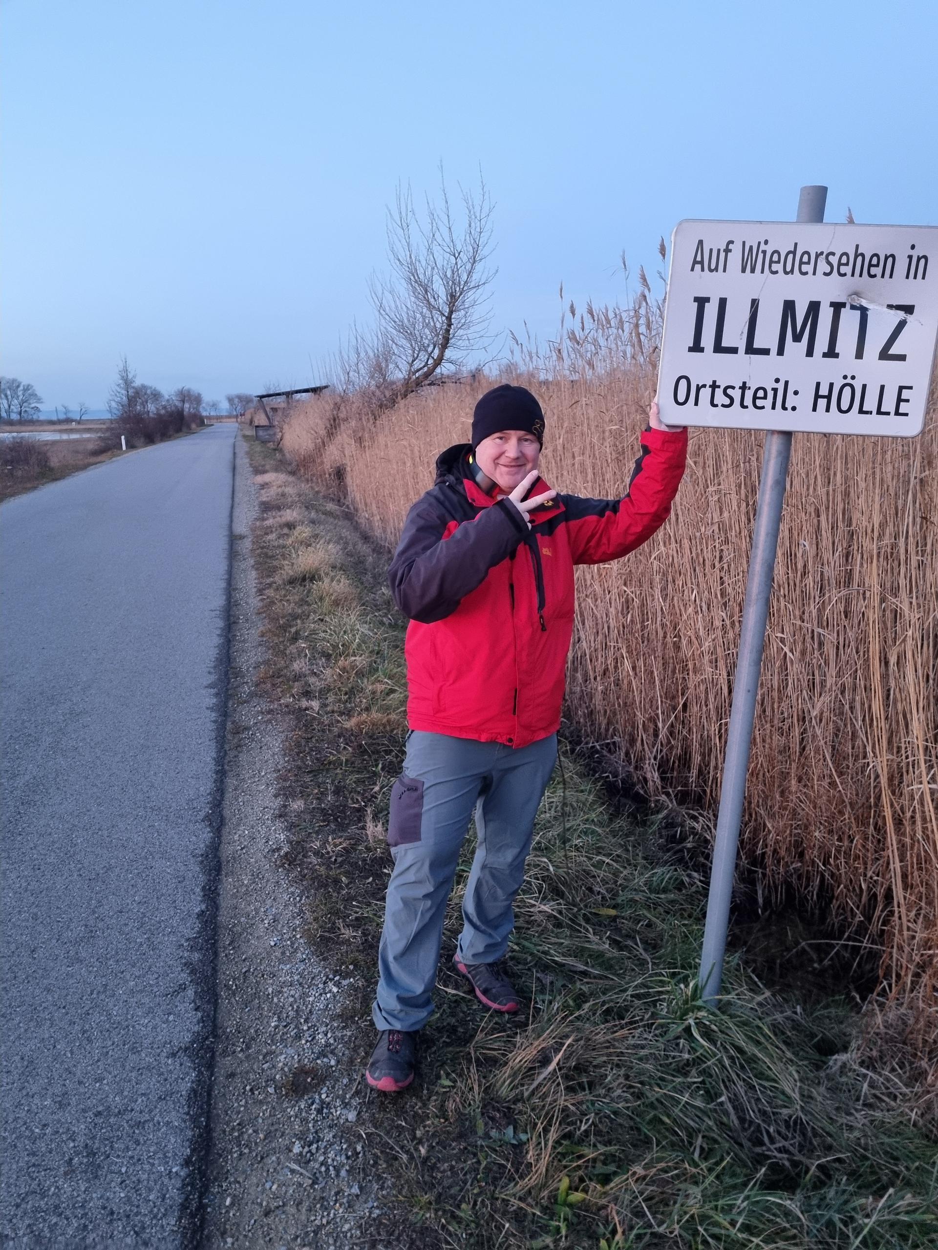 Im Winter verzichtet Siegfried auf Thermokleidung und Rucksack.