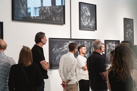 Landesgalerie Eroeffnung Eva Schlegel