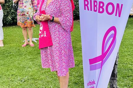 Pink Ribbon Ottr