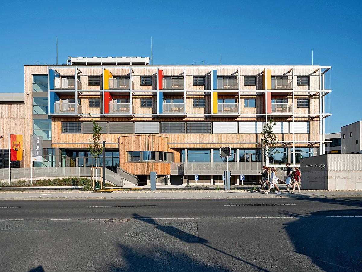 Haus der Volksgruppen in Oberwart Gebäude von außen