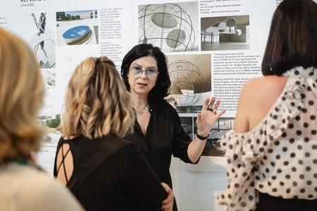 Landesgalerie Eroeffnung Eva Schlegel