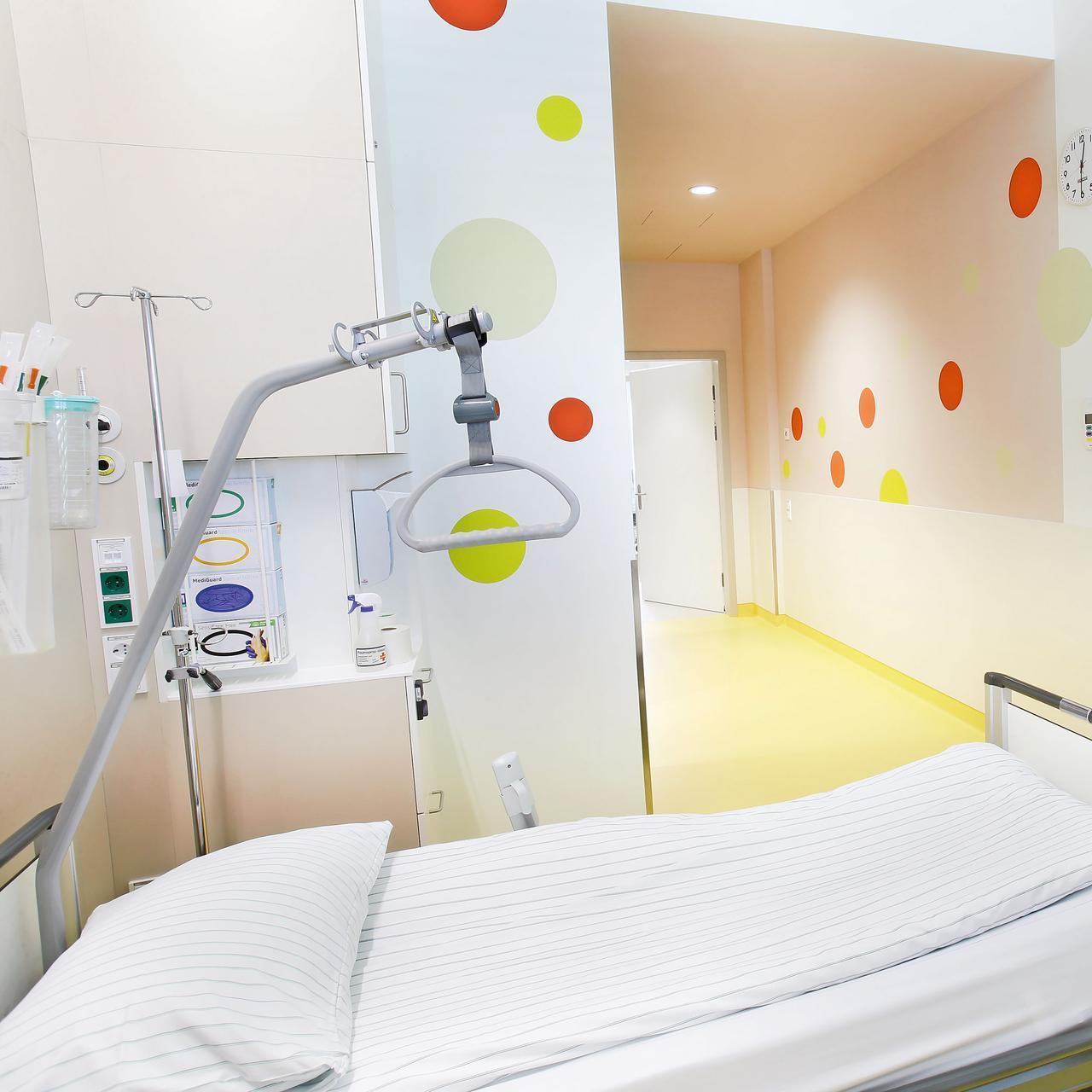 Ein Zimmer in der Onkologie der Klinik Oberwart 