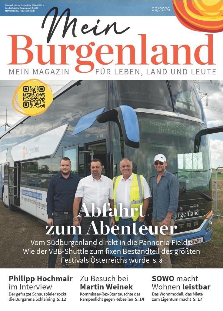 Coverseite Mein Burgenland 6/2026