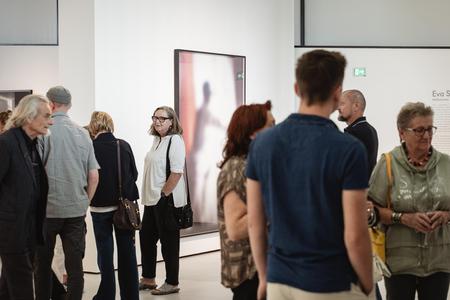 Landesgalerie Eroeffnung Eva Schlegel