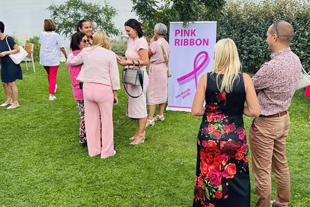 Pink Ribbon Ottr