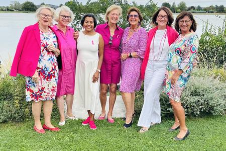 Pink Ribbon Ottr