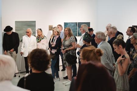 Landesgalerie Eroeffnung Eva Schlegel