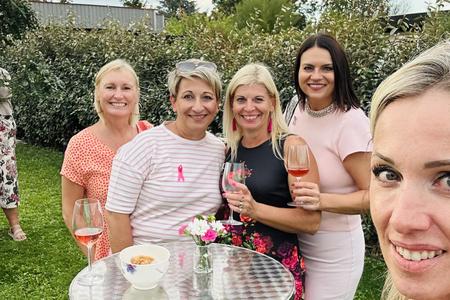 Pink Ribbon Ottr