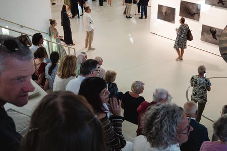 Landesgalerie Eroeffnung Eva Schlegel
