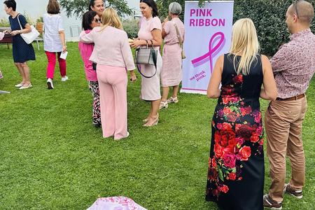 Pink Ribbon Ottr