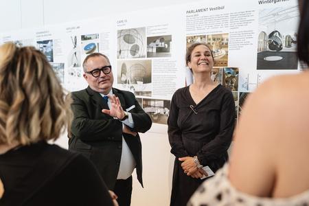 Landesgalerie Eroeffnung Eva Schlegel