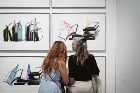 Landesgalerie Eroeffnung Eva Schlegel